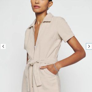 Reformation Cassidy Long Corduroy Jumpsuit
